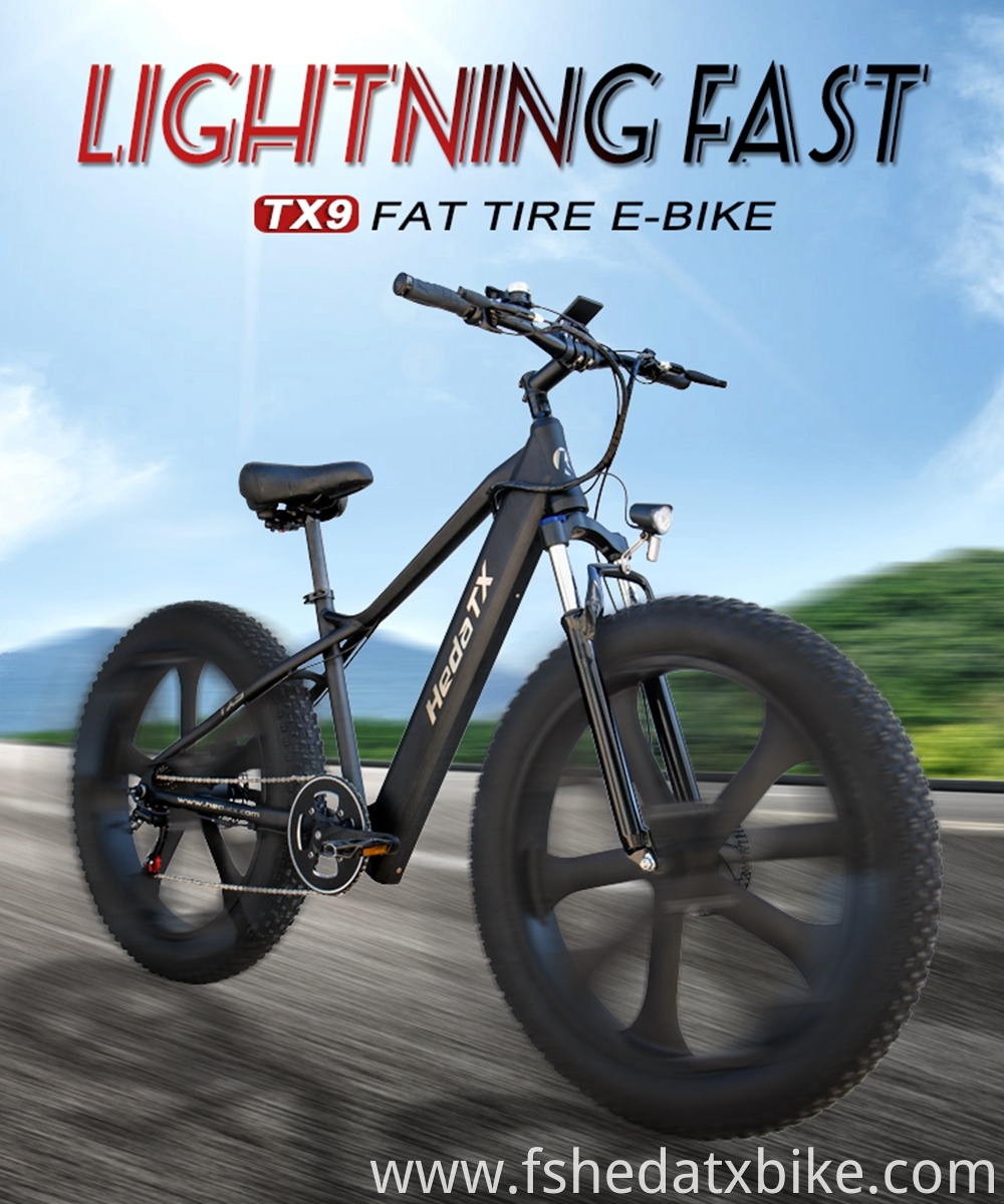 Fat Tire Electric Bicycle With Good Shock Absorption